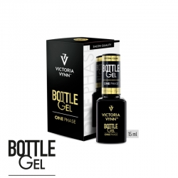 Jednofazowy Żel UV  w butelce z pędzelkiem Bottel Gel Victoria Vynn 15 ml Crystal Clean